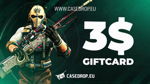 Carte cadeau Casedrop.eu 3 USD P-Card CD Key