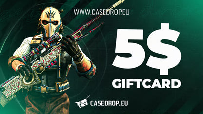 Carte cadeau Casedrop.eu 5 USD P-Card CD Key