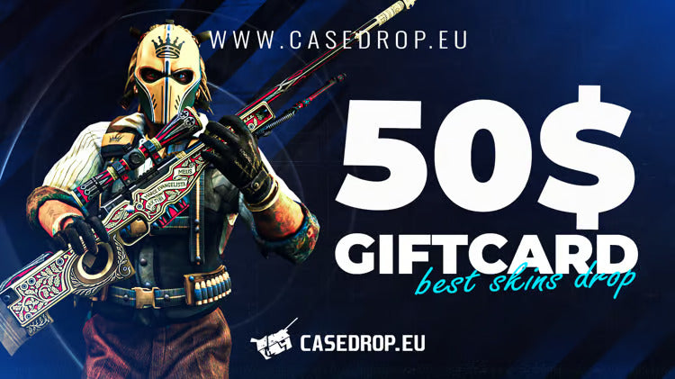 Carte cadeau Casedrop.eu 50 USD P-Card CD Key