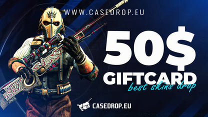 Carte cadeau Casedrop.eu 50 USD P-Card CD Key