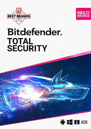 Clé d'évaluation de Bitdefender Total Security 2024 (3 mois / 5 appareils)