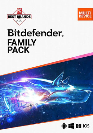 Bitdefender Family Pack 2024 International Key (2 ans / 15 appareils)