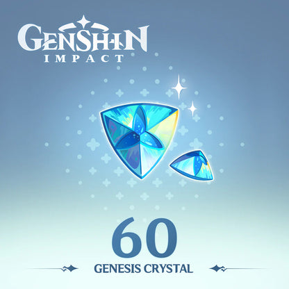 Genshin Impact - 60 cristaux de genèse Bon Reidos