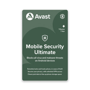 Avast Ultimate Mobile Security Premium pour Android 2024 Clé (1 an / 1 appareil)