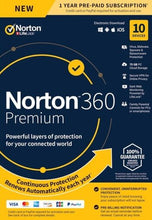 Norton 360 Premium EU Key (2 ans / 10 appareils) + 75 GB Cloud Storage