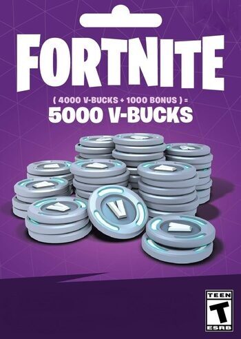 Fortnite 5000 V-Bucks XBOX One/Série CD Key