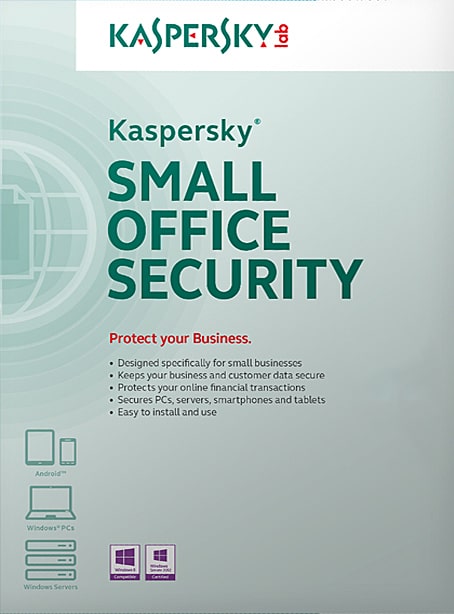 Kaspersky Small Office Security (15 PC / 2 serveurs / 15 mobiles / 1 an)