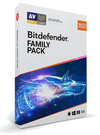 Clé Bitdefender Family Pack 2023 (2 ans / 15 appareils)