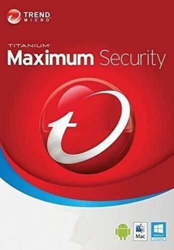 Trend Micro Maximum Security (2 ans / 3 dispositifs)