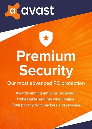AVAST Premium Security 2024 Key (1 an / 10 appareils)