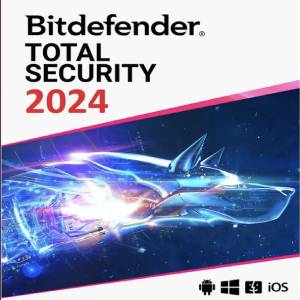 Bitdefender Total Security 2024 EU Key (1 an / 3 appareils)