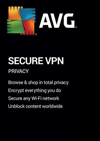 Clé AVG Secure VPN (1 an / nombre illimité d'ordinateurs) CD Key