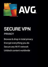Clé AVG Secure VPN (1 an / 10 appareils)