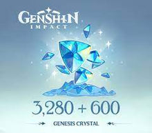 Impact Genshin - 3 280 + 600 cristaux Genesis Bon Reidos