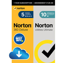 Norton 360 Deluxe + Utilities Ultimate 2024 EU Key (1 an / 5 appareils) + 50 GB Cloud Storage