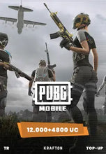 PUBG Mobile : 12000 + 4200 Unknown Cash prépayé CD Key