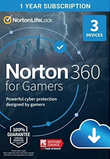 Norton 360 for Gamers 2021 EU Key (1 an / 3 appareils)