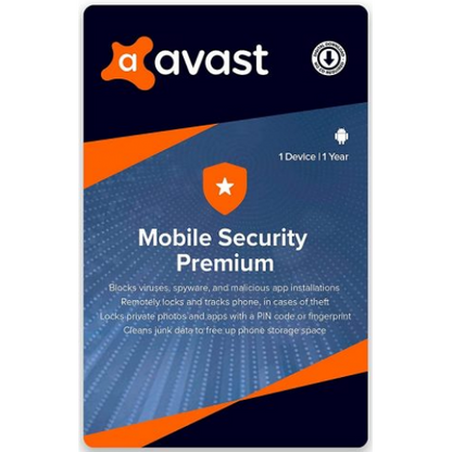 Avast Mobile Security Premium pour Android 2024 Key (1 an / 1 appareil)