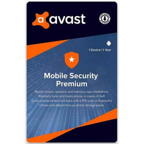 Avast Mobile Security Premium pour Android 2024 Clé (3 ans / 1 appareil)