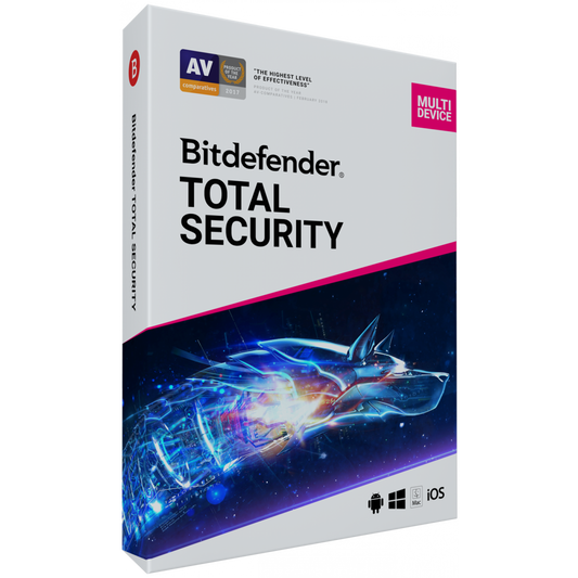 Bitdefender Total Security 2020 - 2019 Key - 5 appareils, 90 jours - RoyalKey