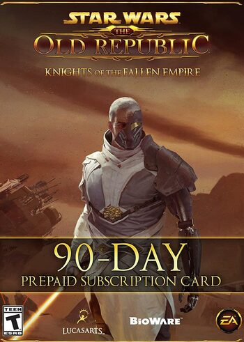 Star Wars : The Old Republic 90 Days Time Card Global Site officiel CD Key