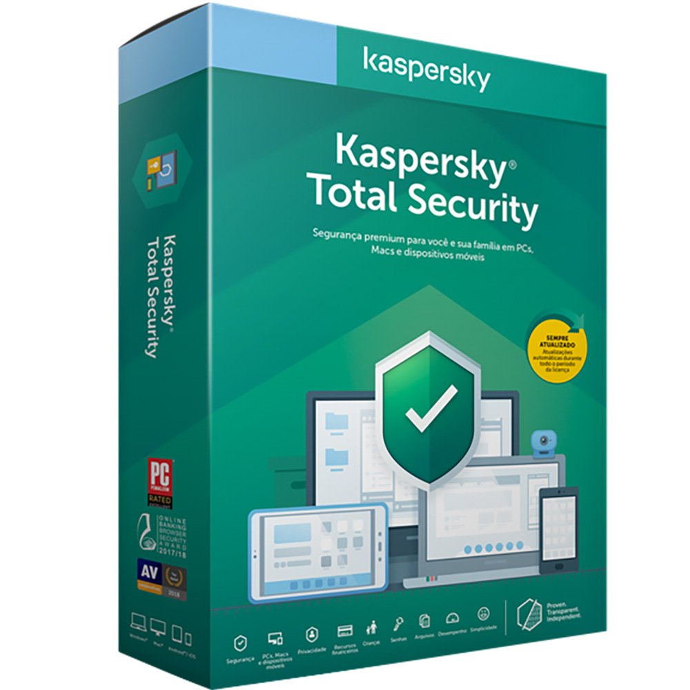 Kaspersky Total Security 2021 1 an 1 PC Global Key