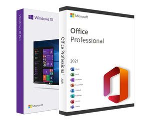 Windows 10/11 Pro + Office 2021 Pro Plus Retail Clé globale