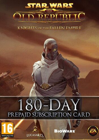 Star Wars : The Old Republic 180 Days Time Card Global Site officiel CD Key